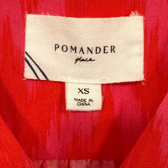 Tuckernuck Pomander Place Ikat Kenzo Dress Hot Pink XS - Picture 12 of 13